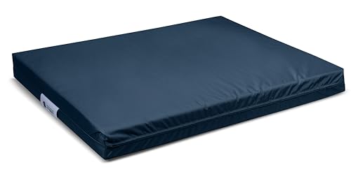 Maximum Pet Products Schmutzige Hundematte aus Nylon, mit Reißverschluss, wasserdichte Bodenmatte für Hunde, Katzen und kleine Haustiere, verschiedene Größen (Blau, 90 x 70 x 10 cm) von Maximum Pet Products