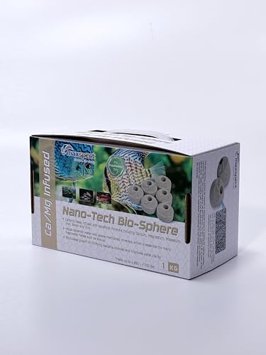 MAXSPECT Nano Tech Bio Spheres CA/MG 1 kg/40-44 Stück für Süßaquarien von Maxspect