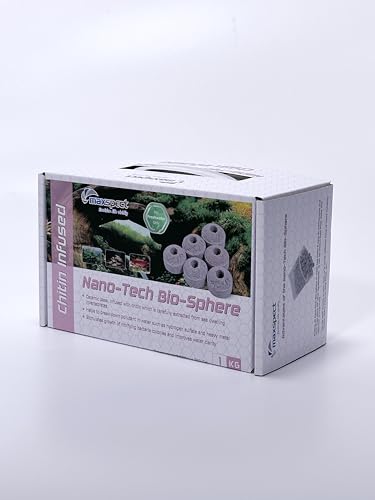 MAXSPECT Nano Tech Bio Spheres Chitin 1 kg/40-44 Stück für Süßaquarien von Maxspect