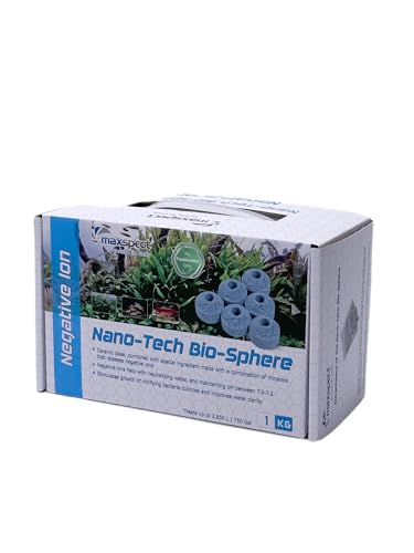 MAXSPECT Nano Tech Bio Spheres negative Ionen, 1 kg/40-44 Stück für Süßaquarien von Maxspect