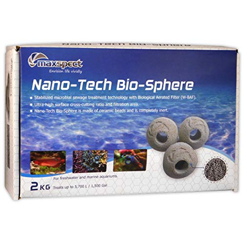 Maxspect Nano Tech Bio Kugeln 1kg Bio Kugeln für Aquarien Filterwanne von Maxspect