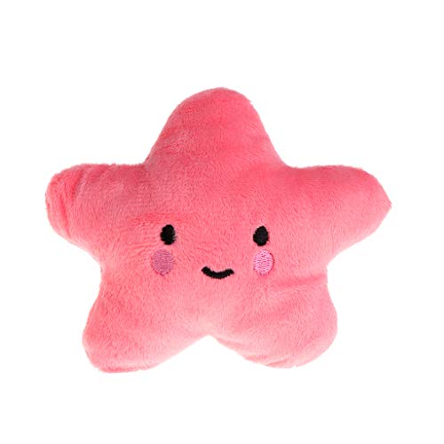 Maxtonser Fun Dog Interative Toys Cloud Star Shaped Squeaky Toys for Cat Teaser Toys Soft Plush Toys for Dogs Puppy Training,Hanging Pendant von Maxtonser
