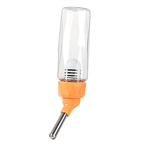 Wasserflasche mit Filter Auslaufsicher Wasserspender für Kleintiere Tropf-Metalldüse von Maxtonser
