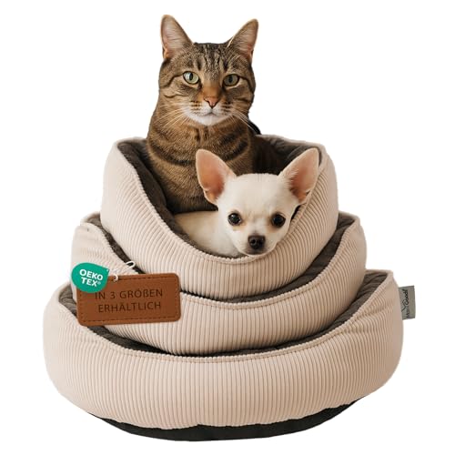 MaxxGoods Hundebett & Katzenbett - rutschfest, waschbar, flauschig & atmungsaktiver Füllung - für kleine & große Hunde oder Katzen - Haustierbett, Hundematratze, Hundekorb, Katzenkissen - (60x60x20cm) MaxxGoods Hundebett & Katzenbett - rutschfest, waschbar, flauschig & atmungsaktiver Füllung - für kleine & große Hunde oder Katzen - Haustierbett, Hundematratze, Hundekorb, Katzenkissen - (60x60x20cm) von MaxxGoods