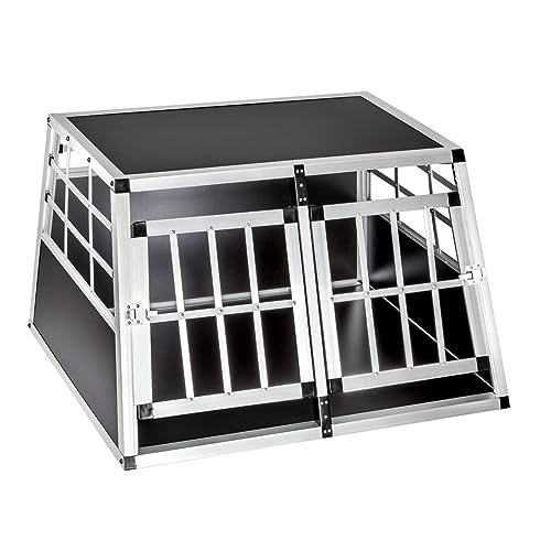 MaxxPet Hundetransportbox - Hundekäfig – 2 Türen – Katzen- & Hundetransportbox – Große Hundetransportbox – Tragetasche Für Hunde – Reise- und Transportbox Für Hunde – 89x69x50 cm von MaxxPet