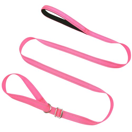 MayPaw Retrieverleine, 1,9 cm breit, reflektierendes Nylon, Trainingsleine mit gepolstertem Griff, 1,8 m flache Haustierleine für Hundefriseure, Unterstände, Rettungen, Tierärzte oder MayPaw Retrieverleine, 1,9 cm breit, reflektierendes Nylon, Trainingsleine mit gepolstertem Griff, 1,8 m flache Haustierleine für Hundefriseure, Unterstände, Rettungen, Tierärzte oder von MayPaw