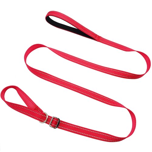 MayPaw Retrieverleine, 1,9 cm breit, reflektierendes Nylon, Trainingsleine mit gepolstertem Griff, 1,8 m flache Haustierleine für Hundefriseure, Unterstände, Rettungen, Tierärzte oder MayPaw Retrieverleine, 1,9 cm breit, reflektierendes Nylon, Trainingsleine mit gepolstertem Griff, 1,8 m flache Haustierleine für Hundefriseure, Unterstände, Rettungen, Tierärzte oder von MayPaw