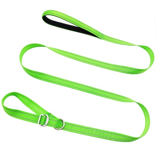 MayPaw Retrieverleine, 1,9 cm breit, reflektierendes Nylon, Trainingsleine mit gepolstertem Griff, 1,8 m flache Haustierleine für Hundefriseure, Unterstände, Rettungen, Tierärzte oder MayPaw Retrieverleine, 1,9 cm breit, reflektierendes Nylon, Trainingsleine mit gepolstertem Griff, 1,8 m flache Haustierleine für Hundefriseure, Unterstände, Rettungen, Tierärzte oder von MayPaw