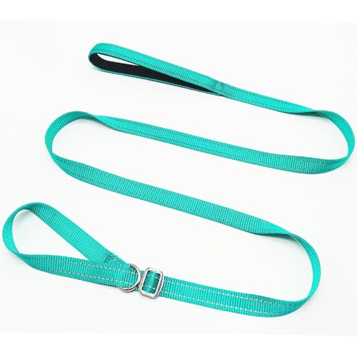 MayPaw Retrieverleine, 1,9 cm breit, reflektierendes Nylon, Trainingsleine mit gepolstertem Griff, 1,8 m flache Haustierleine für Hundefriseure, Unterstände, Rettungen, Tierärzte oder MayPaw Retrieverleine, 1,9 cm breit, reflektierendes Nylon, Trainingsleine mit gepolstertem Griff, 1,8 m flache Haustierleine für Hundefriseure, Unterstände, Rettungen, Tierärzte oder von MayPaw