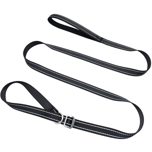 MayPaw Retrieverleine, 1,9 cm breit, reflektierendes Nylon, Trainingsleine mit gepolstertem Griff, 1,8 m flache Haustierleine für Hundefriseure, Unterstände, Rettungen, Tierärzte oder MayPaw Retrieverleine, 1,9 cm breit, reflektierendes Nylon, Trainingsleine mit gepolstertem Griff, 1,8 m flache Haustierleine für Hundefriseure, Unterstände, Rettungen, Tierärzte oder von MayPaw