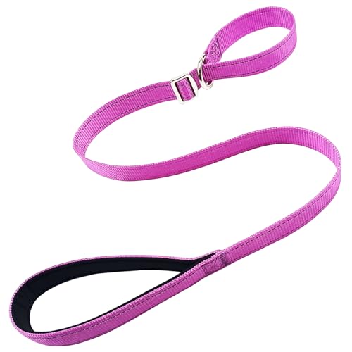 MayPaw Retrieverleine für Hunde, 90 cm, reflektierendes Nylon, kein Ziehen, mit weichem Griff, für große und mittelgroße Hunde, Tierarzt, Hundepflege, Kindertagesstätte, kurze Retrieverleine (90 x 2,5 MayPaw Retrieverleine für Hunde, 90 cm, reflektierendes Nylon, kein Ziehen, mit weichem Griff, für große und mittelgroße Hunde, Tierarzt, Hundepflege, Kindertagesstätte, kurze Retrieverleine (90 x 2,5 von MayPaw