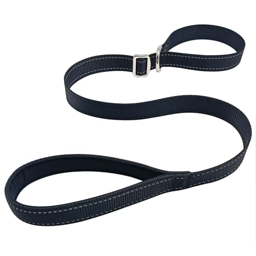 MayPaw Retrieverleine für Hunde, 90 cm, reflektierendes Nylon, kein Ziehen, mit weichem Griff, für große und mittelgroße Hunde, Tierarzt, Hundepflege, Kindertagesstätte, kurze Retrieverleine (90 x 2,5 MayPaw Retrieverleine für Hunde, 90 cm, reflektierendes Nylon, kein Ziehen, mit weichem Griff, für große und mittelgroße Hunde, Tierarzt, Hundepflege, Kindertagesstätte, kurze Retrieverleine (90 x 2,5 von MayPaw