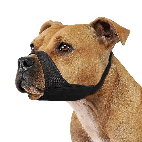 Kurzschnauze Hundemaulkorb, weicher Maulkorb für kleine, mittelgroße und große Hunde, Maulkorb für Chihuahua, Shih Tzu, amerikanische Bulldogge, Pitbull für die Fellpflege, Spaziergang, langlebiger Kurzschnauze Hundemaulkorb, weicher Maulkorb für kleine, mittelgroße und große Hunde, Maulkorb für Chihuahua, Shih Tzu, amerikanische Bulldogge, Pitbull für die Fellpflege, Spaziergang, langlebiger von Mayerzon
