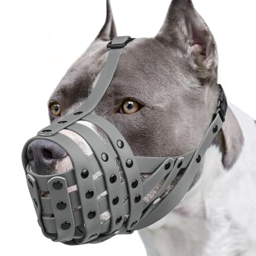 Mayerzon Pitbull Maulkorb, leichter Korbmaulkorb für große und mittelgroße Hunde, Rottweiler, Amstaff gegen Beißen, sicher für Fellpflege, Tierarztbesuche, ermöglicht das Drinks in der Hose, Mayerzon Pitbull Maulkorb, leichter Korbmaulkorb für große und mittelgroße Hunde, Rottweiler, Amstaff gegen Beißen, sicher für Fellpflege, Tierarztbesuche, ermöglicht das Drinks in der Hose, von Mayerzon
