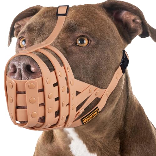 Mayerzon Pitbull-Maulkorb für große und mittelgroße Hunde, um Beißen zu verhindern, Korbmaulkorb für Rottweiler Staffordshire Terrier beim Fellpflegetraining, ermöglicht das Trinken in der Hose Mayerzon Pitbull-Maulkorb für große und mittelgroße Hunde, um Beißen zu verhindern, Korbmaulkorb für Rottweiler Staffordshire Terrier beim Fellpflegetraining, ermöglicht das Trinken in der Hose von Mayerzon