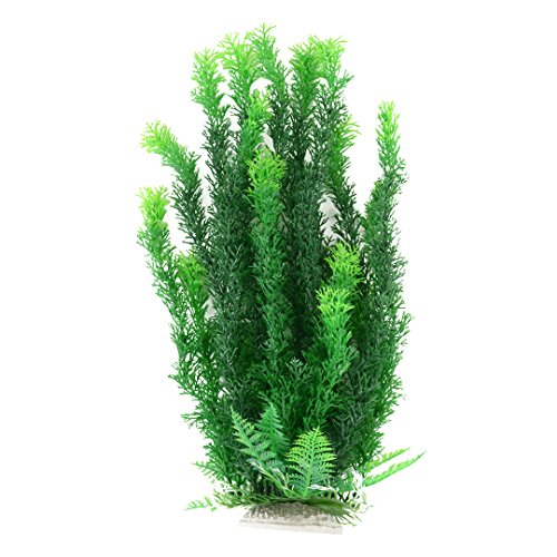 Mayitr 47cm Grün Gelb künstliche Aquarium Deko Pflanzen Wasserpflanzen Aqua Bouquet Plant von Mayitr