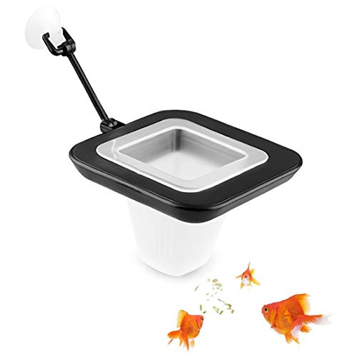 Maytop Aquarium Feeding Station Schwimmendes Fisch Futter Ring - Rote Würmer Fütterung Schüssel Fütterungsring Mit Saugnapf Messbecher Set Fischfutter Werkzeug von Wailicop