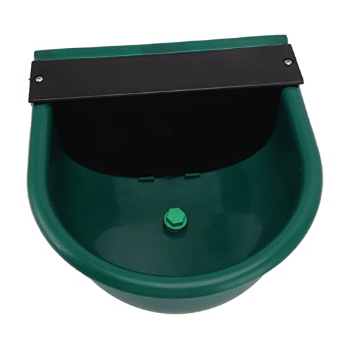 Automatische Vieh -Trinkschüssel Verdickte Plastikwasserspender für Haustiere und Rindergrün 27,8 X 26,7 X 12 cm von Mayueri