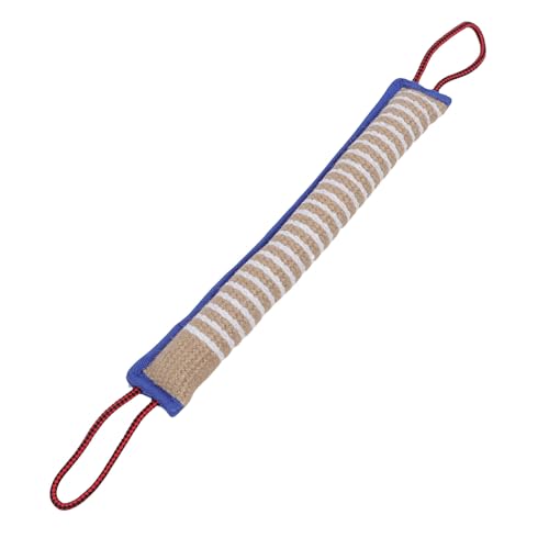 Mayueri Hundebissschlepper Spielzeug Langlebiger Jute Welpen Training Zahne Stick Bequeme Griff Bisskissen für Kleine Mittelgroßen Großen Hunden von Mayueri