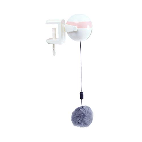 Mayueri Katze Automatisches Hebespielzeug, Rotierende Ball Interaktive Elektrische Katzen Teaser -Puzzle -Spielzeug für Tisch Im Innenspiel ab Bauch von Mayueri