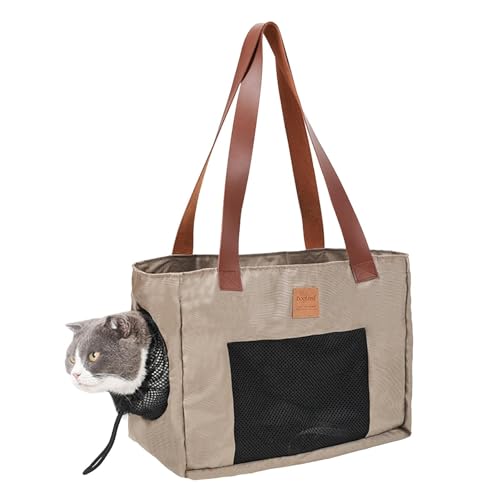 Hundetragetasche – Haustiertragetasche, Haustier-Reisetragetasche | Katzen-Reisezubehör mit verstellbarem Kordelzug, verschleißfeste Haustier-Transporttasche für spielerisches Engagement im Innen- und von Mbiyhgta