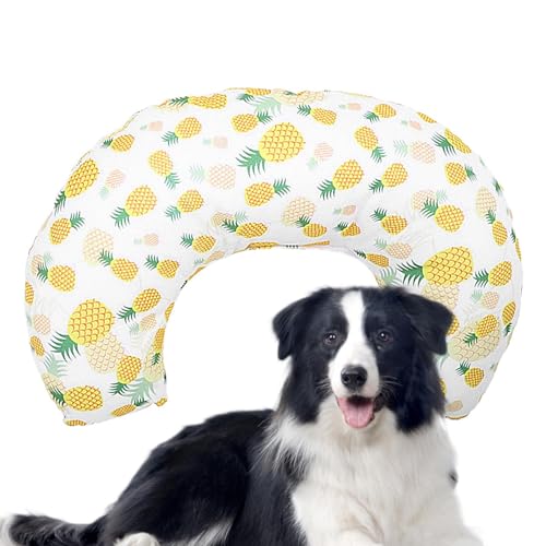 Katzenkissen – Hundehalsband, Hundekegelhalsband | Half Donut Hunde-Nackenkissen mit strapazierfähigem , U-förmiges Ultra-Hunde-Kopfstützenkissen zur Gelenkentlastung beim Schlafen, verbessern von Mbiyhgta