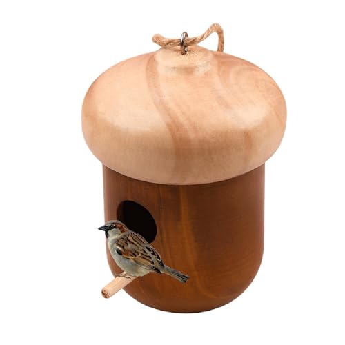 Kolibri-Haus für den Außenbereich, hängend, Naturholz, Nisten, Metallschnallen, Seile, Gartendekoration, Wildvogelschutz, Haus, Außenseil, Vögel, Unterschlupf, Stabilität, Schutz, rustikales , Kolibri-Haus für den Außenbereich, hängend, Naturholz, Nisten, Metallschnallen, Seile, Gartendekoration, Wildvogelschutz, Haus, Außenseil, Vögel, Unterschlupf, Stabilität, Schutz, rustikales , von Mbiyhgta