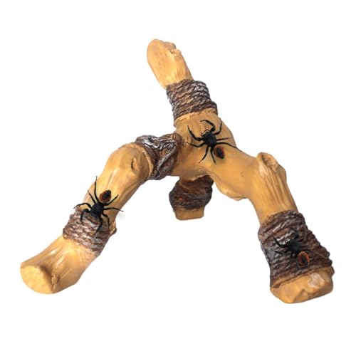 Mbiyhggta Reptilieneck Zweig, Gecko Climbing Toys – Multi – Deck Dieser Zweig ist für | Dekoration von lustigen, Gecko – Zubehör und Spinnen, Chamäleons, Baumfrösche von Mbiyhgta