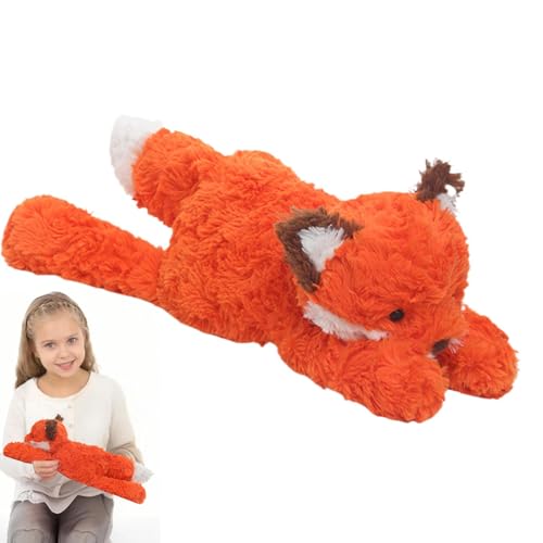 Mbiyhgta Fuchs aus Plüsch, Fuchs-Plüschspielzeug, weiches Kissen für schlafende Tiere von 35,6 cm (14 Zoll) – Plüschtiere aus weichem Fuchs, liegend, Plüschtiere für das Schlafzimmer von Mbiyhgta