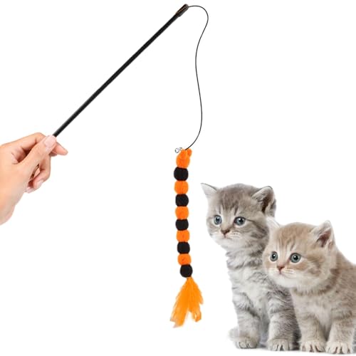 Mbiyhgta Interaktives Katzenspielzeug, Federspielzeug für Katzen, Teaser für Haustiere aus Federn | niedliches Kätzchenspielzeug für Unterhaltung, Entspannung, Spiel Mbiyhgta Interaktives Katzenspielzeug, Federspielzeug für Katzen, Teaser für Haustiere aus Federn | niedliches Kätzchenspielzeug für Unterhaltung, Entspannung, Spiel von Mbiyhgta