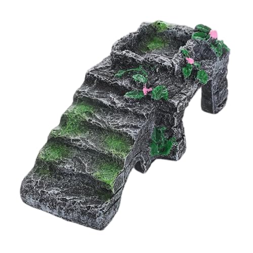Mbiyhgta Krabbenspiele Eritti da Terrarium – Kletterrampe Reptilien mit Wasserschale, zur Fütterung Dekoration Terrarium für Spiele Ruhe Eidechsen Schildkröten von Mbiyhgta