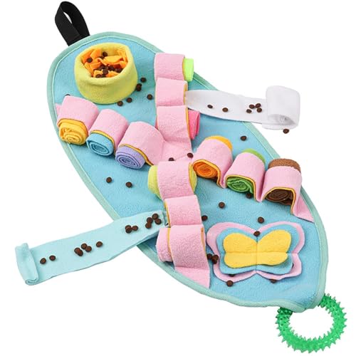 Mbiyhgta Schnüffelmatte für Hunde - Rutschfeste Haustiermatte - Hundematte verstopfte Nase Matte Trainingsmatte Stimulationsspielzeug von Mbiyhgta