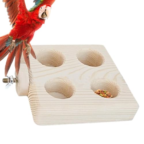 Mbiyhgta Vogelfutter-Puzzlespielzeug, Vogelhäuschen | Holzfutter-Puzzlespielzeug für Papageien - Spielzeug für Vogelsitzstangen im Käfig für Nymphensittiche, Graupapageien, Aras Mbiyhgta Vogelfutter-Puzzlespielzeug, Vogelhäuschen | Holzfutter-Puzzlespielzeug für Papageien - Spielzeug für Vogelsitzstangen im Käfig für Nymphensittiche, Graupapageien, Aras von Mbiyhgta