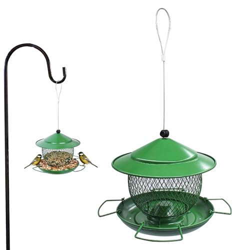 Mbiyhgta Vogelhäuschen für außen, hangable Mehrzweckvogelwasserspender | Wiederverwendbare Fütterungszubehör für Home Indoor Outdoor Garten Hinterhof Terrasse von Mbiyhgta