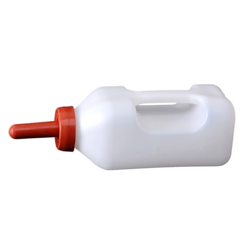 Mbiyhgta Ziegenflaschen zum Füttern von Ziegenbabyse Ihr,Ziegenbabyflasche | 2L kleine Lammflasche zum Stillen von Kühen,Viehbedarf, Bauernhof-Ziegen-Milchfutterstation mit Griff für Kätzchen, Welpen, von Mbiyhgta