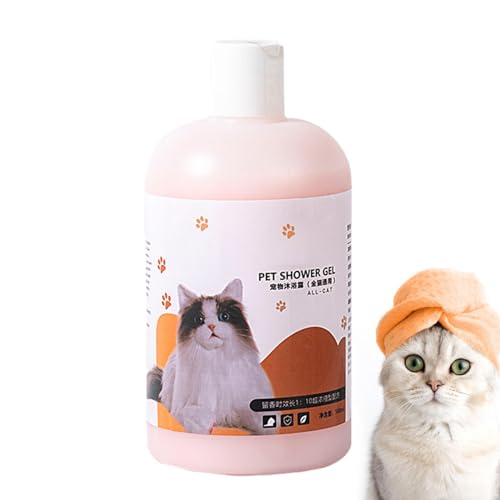 Professionelles Hundeshampoo, natürliches Shampoo für Hunde – Duschgel für Haustiere, 500 ml, Shampoo für Katzen, Duschgel ohne Gefahr für Haustiere, natürliches Shampoo von Mbiyhgta