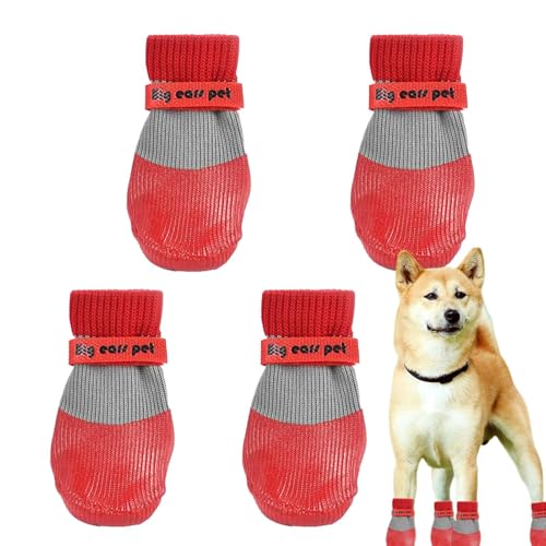 Wasserdichte Welpenstiefel – Pfotenschutz für Hunde, Hundepfotenschutz | Rutschfeste Hundefußabdeckungen im Freien, Pfotenschutz, Welpenpfotenabdeckung, Hundestiefel für Indoor-Walking, Camping, Outdo Wasserdichte Welpenstiefel – Pfotenschutz für Hunde, Hundepfotenschutz | Rutschfeste Hundefußabdeckungen im Freien, Pfotenschutz, Welpenpfotenabdeckung, Hundestiefel für Indoor-Walking, Camping, Outdo von Mbiyhgta