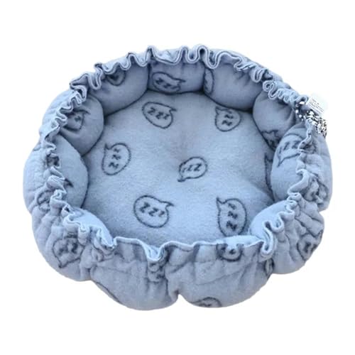 MdybF Hundebett Runde Hundebett Polar Fleece Warm Warmes Weiches Plüsch -Haustierbett Für Kleine Mittelgroße Hunde-S2-M 40-55 cm MdybF Hundebett Runde Hundebett Polar Fleece Warm Warmes Weiches Plüsch -Haustierbett Für Kleine Mittelgroße Hunde-S2-M 40-55 cm von MdybF