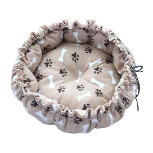 MdybF Hundebett Runde Hundebett Polar Fleece Warm Warmes Weiches Plüsch -Haustierbett Für Kleine Mittelgroße Hunde-S4-M 40-55 cm MdybF Hundebett Runde Hundebett Polar Fleece Warm Warmes Weiches Plüsch -Haustierbett Für Kleine Mittelgroße Hunde-S4-M 40-55 cm von MdybF