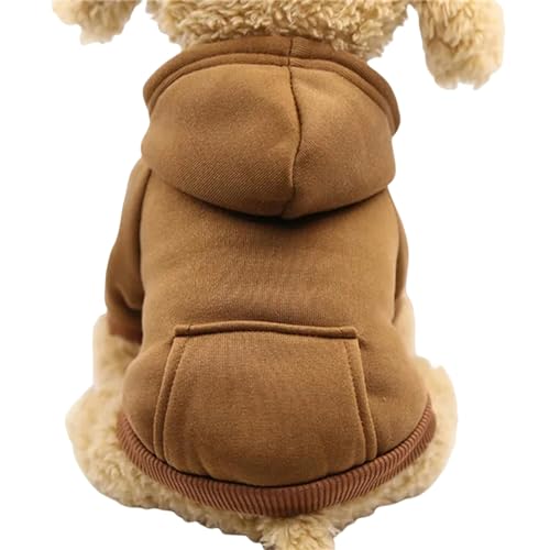 MdybF Regenmantel Hund Haustierhund Kleine Hunde Kleidung Warme Kleidung Hunde Mantel Outfit Haustierkleidung-Braun-M MdybF Regenmantel Hund Haustierhund Kleine Hunde Kleidung Warme Kleidung Hunde Mantel Outfit Haustierkleidung-Braun-M von MdybF
