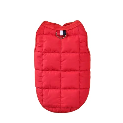 MdybF Regenmantel Hund Herbst Winter Warme Jacke Winddichte Gepolsterte Kleidung Haustier Kleidung-Rot-XXL MdybF Regenmantel Hund Herbst Winter Warme Jacke Winddichte Gepolsterte Kleidung Haustier Kleidung-Rot-XXL von MdybF