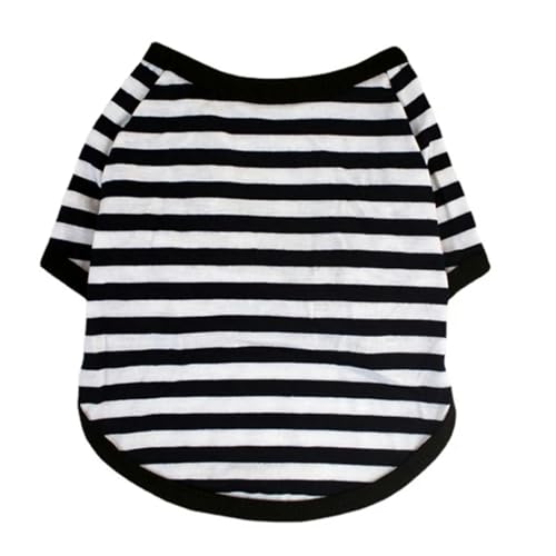 MdybF Regenmantel Hund Hund Gestreiftes T-Shirt Hundehemd Atmungsaktives Haustierkleidung Bunte Welpe Sweatshirt-Schwarz-M MdybF Regenmantel Hund Hund Gestreiftes T-Shirt Hundehemd Atmungsaktives Haustierkleidung Bunte Welpe Sweatshirt-Schwarz-M von MdybF