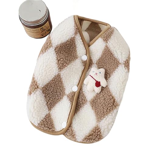 MdybF Regenmantel Hund Modeplaid Haustier Welpe Kleidung Mantel Kleidung Hunde Kleidung Haustier Outfits-Braun-L MdybF Regenmantel Hund Modeplaid Haustier Welpe Kleidung Mantel Kleidung Hunde Kleidung Haustier Outfits-Braun-L von MdybF