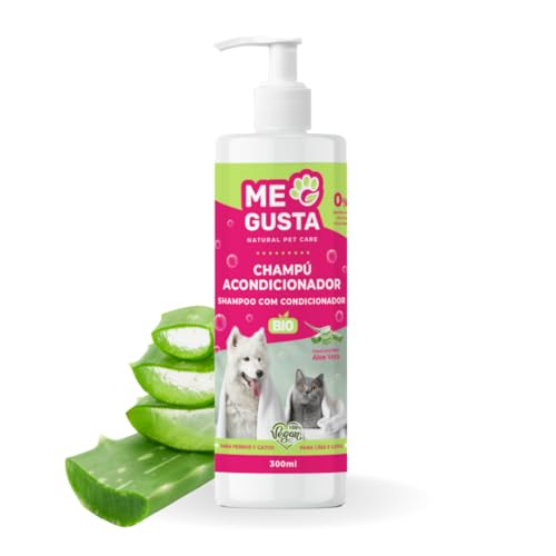 ME GUSTA Conditioner-Shampoo für Hunde und Katzen, erleichtert das Entwirren, hilft das Fell zu entwirren, Tiefe Feuchtigkeit, Erdbeerduft, 300 ml ME GUSTA Conditioner-Shampoo für Hunde und Katzen, erleichtert das Entwirren, hilft das Fell zu entwirren, Tiefe Feuchtigkeit, Erdbeerduft, 300 ml von Me Gusta