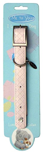 Me to You Hundehalsband mit Herzen rosa, Large, 45-64cm x 2,5cm von Me to You