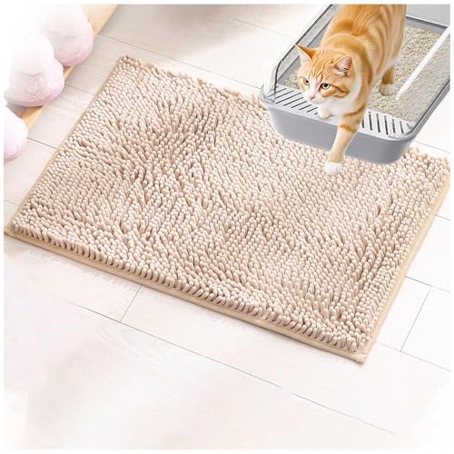 MeLtor Katzenklo Matte 60x150cm, Katzenmatte Weich Saugfähige Katzenklo Unterlage rutschfeste von MeLtor