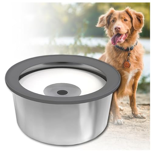 Wassernapf Hund Ohne Sabbern 2L, Anti-Schwapp Auslaufsicher Hunde Wassernapf Anti Schlabber, für Haustiere Hunde Katzen Geeignet für Haus, Auto Wassernapf Hund Ohne Sabbern 2L, Anti-Schwapp Auslaufsicher Hunde Wassernapf Anti Schlabber, für Haustiere Hunde Katzen Geeignet für Haus, Auto von MeLtor