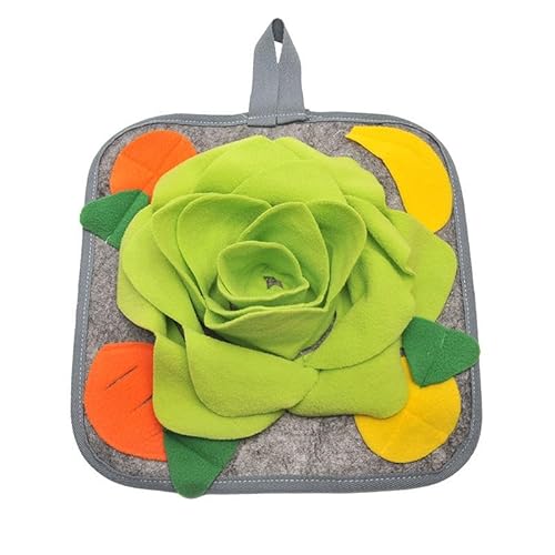 Snuffle Mat für Hunde, Nosework Feeding Blanket Sniffing Pad für Interaktive Spiele, Foraging Pad für Große Kleine Mittlere Haustiere (Color : I9) von MeRcri