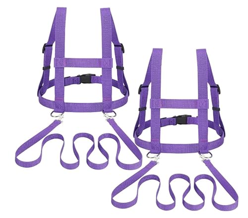 2 Stück Lila Pferdeleine Kinder, Pferdeleine zum Spielen für Kinder, Einstellbare Größe Pferdegeschirr für Kinder, zum Spielen Harness Kinde für Jungen und Mädchen Zügel der Kinder 2 Stück Lila Pferdeleine Kinder, Pferdeleine zum Spielen für Kinder, Einstellbare Größe Pferdegeschirr für Kinder, zum Spielen Harness Kinde für Jungen und Mädchen Zügel der Kinder von MeYuxg