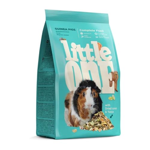 Little One Alleinfutter für Meerschweinchen | 400 g | Speziell für die Ernährungsanforderungen von Meerschweinchen | Zur Deckung des Nährstoffbedarfs von Little One